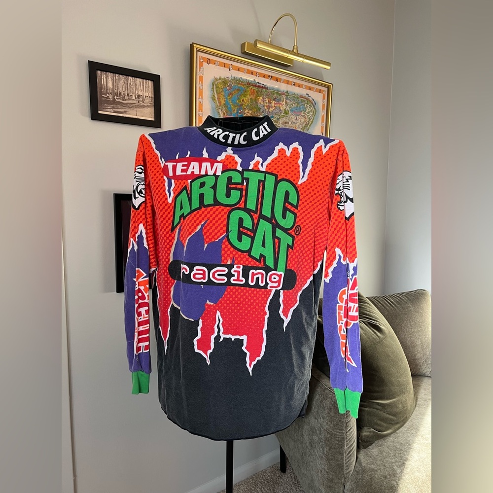 Vintage Arctic Cat Racing Long Sleeve Shirt